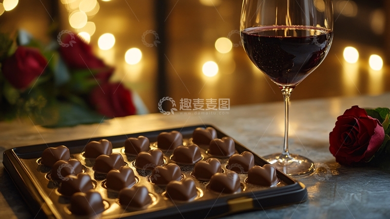 高清大图下载【趣麦麦图】酒心巧克力