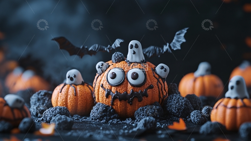 高清大图下载【趣麦麦图】创意万圣节