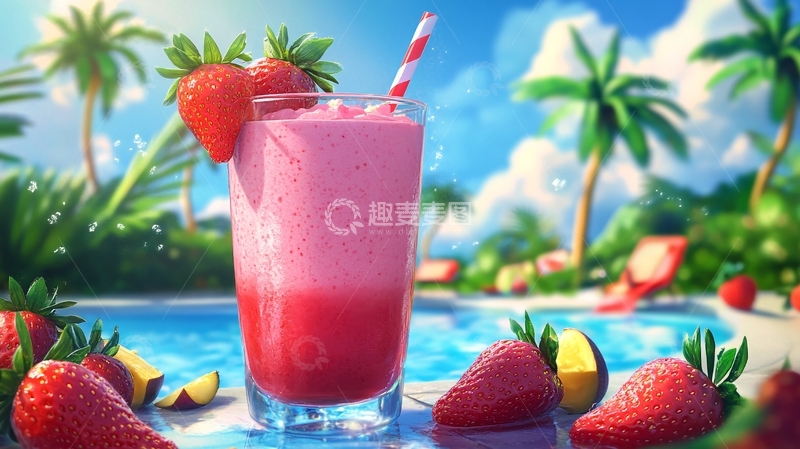 高清大图下载【趣麦麦图】果汁场景图6