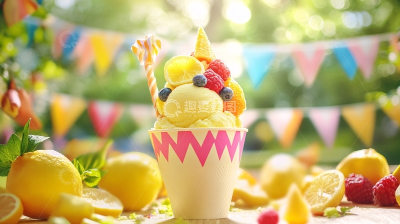 高清大图下载【趣麦麦图】夏日清凉生日派对3