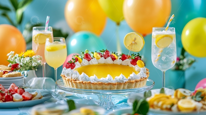 高清大图下载【趣麦麦图】夏日清凉生日派对1