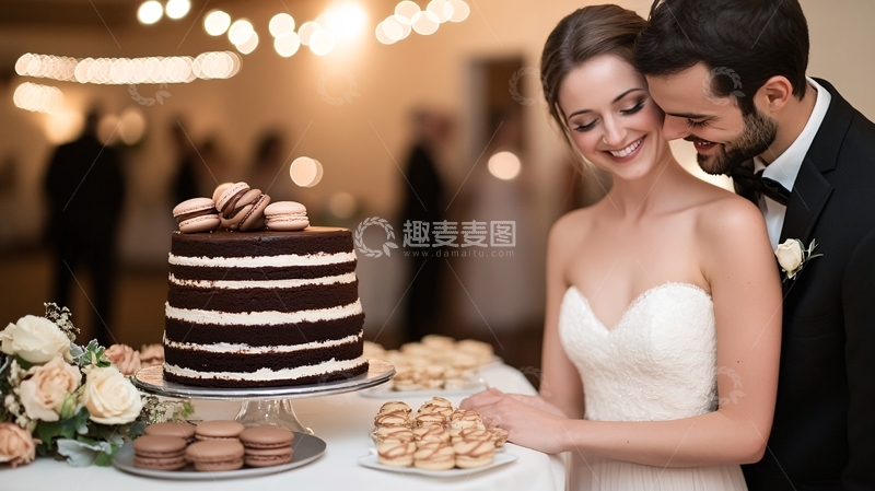 高清大图下载【趣麦麦图】巧克力主题婚礼