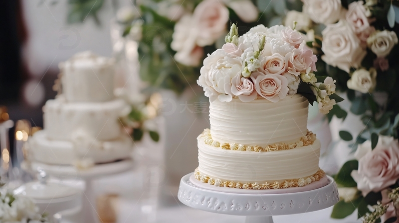 高清大图下载【趣麦麦图】婚礼蛋糕鲜花婚礼