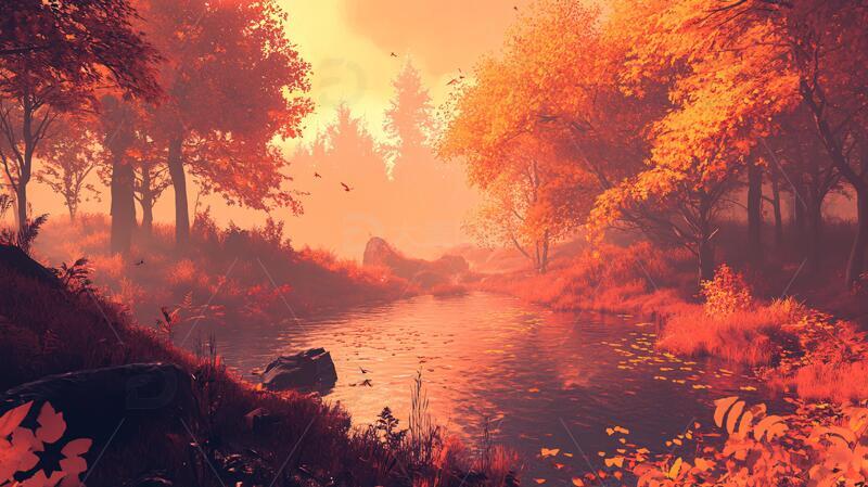 高清大图下载【趣麦麦图】唯美秋天场景20