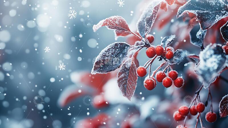 高清大图下载【趣麦麦图】唯美冬青果实