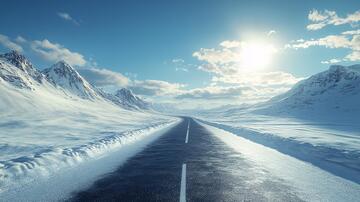冰天雪地道路10