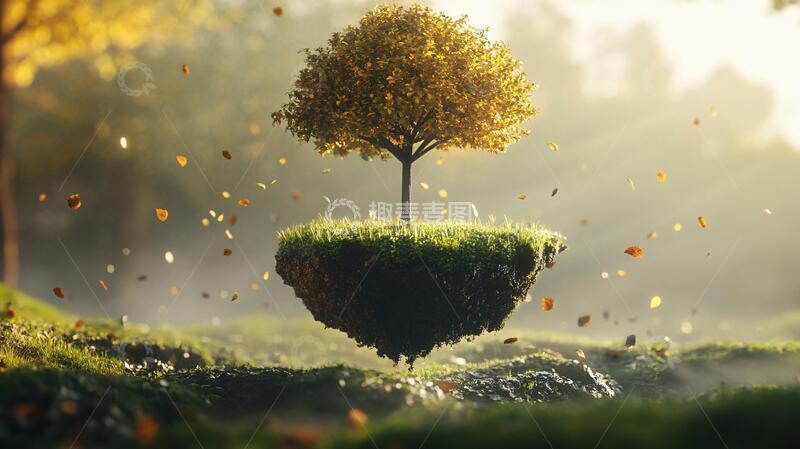 高清大图下载【趣麦麦图】唯美阳光小树4