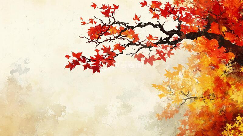 高清大图下载【趣麦麦图】红叶墙纸图枫叶枫树红叶