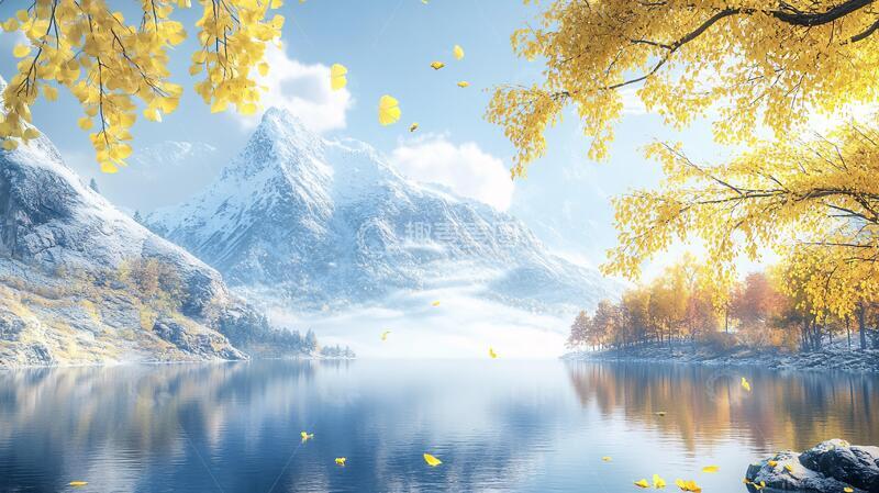 高清大图下载【趣麦麦图】暖调山水风景1