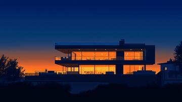 现代海景别墅13