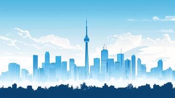 加拿大天际线插画3