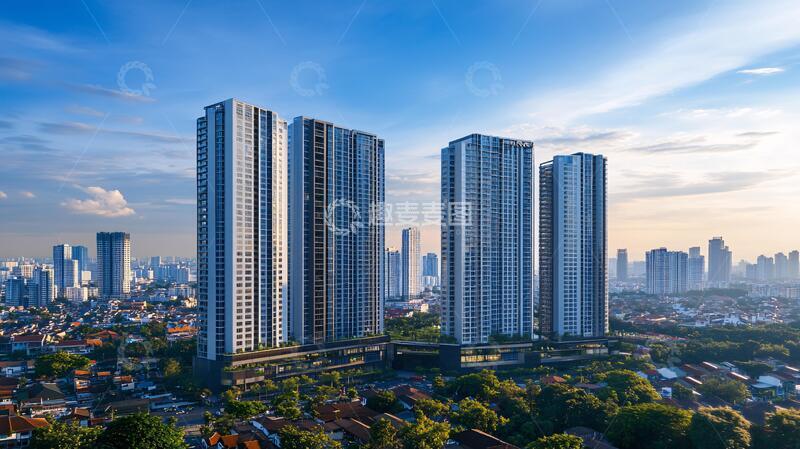 高清大图下载【趣麦麦图】越南房产建筑豪宅高端