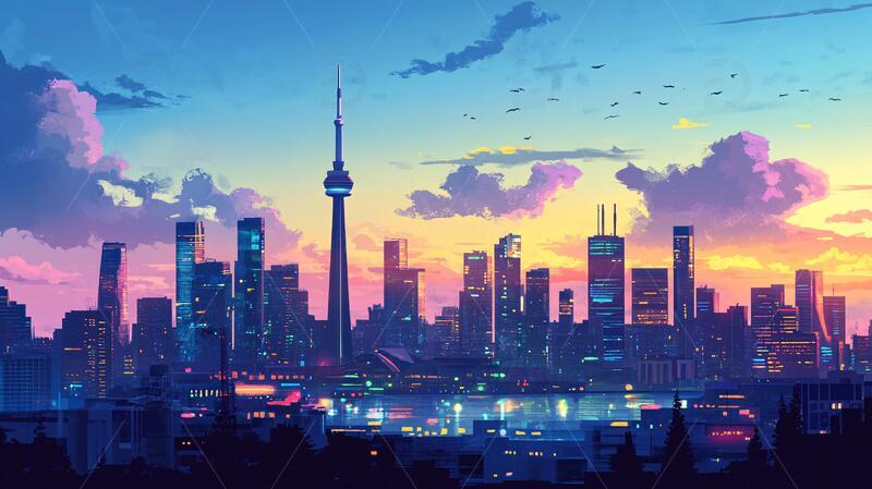 外滩插画插画外滩建筑