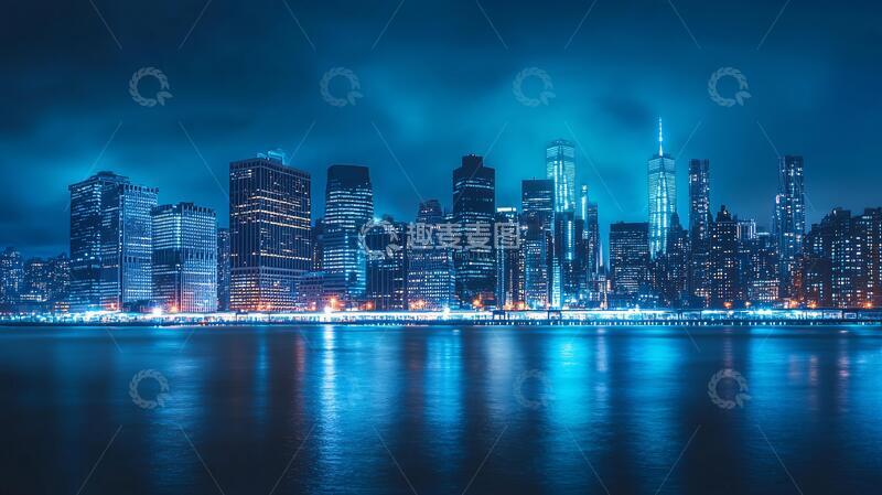 高清大图下载【趣麦麦图】美丽曼哈顿风光