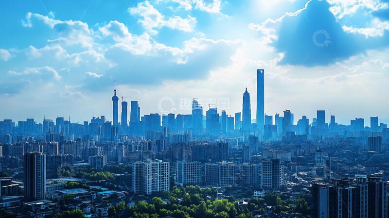 高清大图下载【趣麦麦图】陆家嘴金融城平流云1