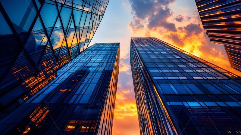 高清大图下载【趣麦麦图】城市建筑轮廓