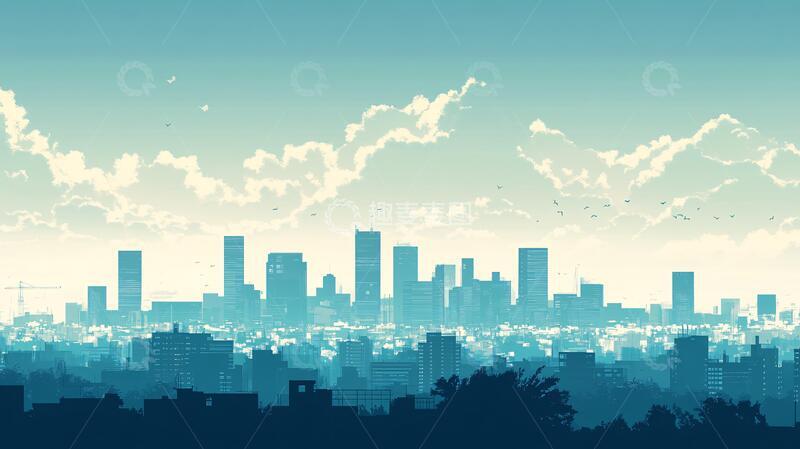 高清大图下载【趣麦麦图】非都市风景风景风光插画