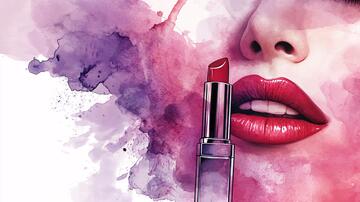 口红海报口红背景1