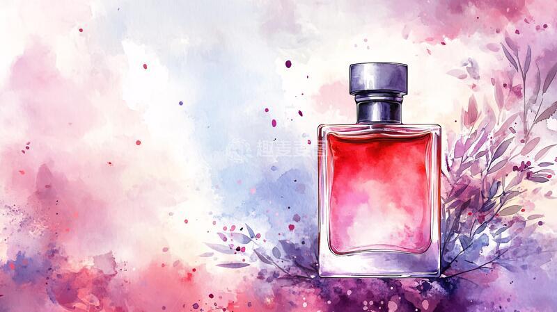 高清大图下载【趣麦麦图】香水插画插画手绘精油4