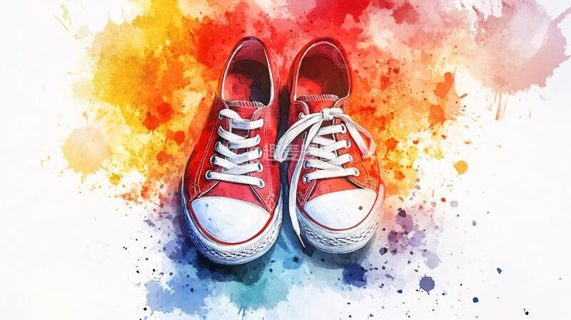 高清大图下载【趣麦麦图】水彩纹理背景1