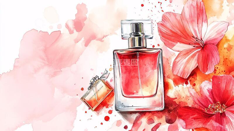 高清大图下载【趣麦麦图】香水包装插画6