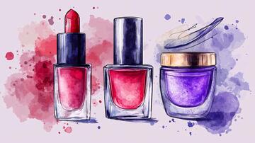 口红插画口红插画手绘2