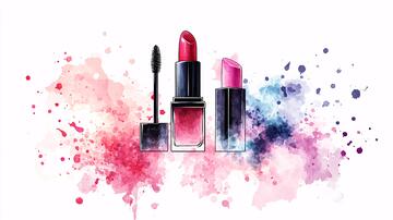 口红海报口红背景