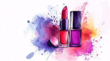 口红插画口红插画手绘