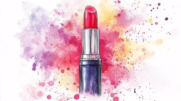 口红插画口红插画海报