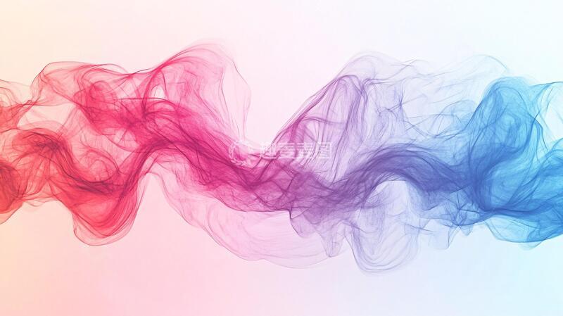 高清大图下载【趣麦麦图】彩色烟雾线条2