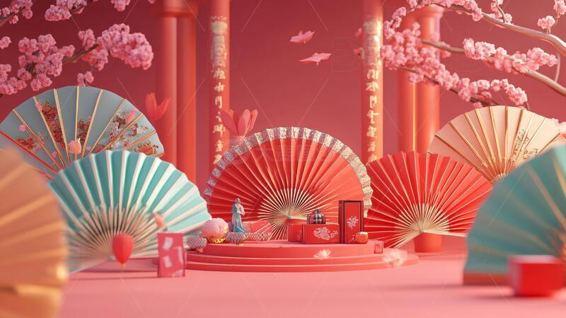 元宵节拍框堆头小景2