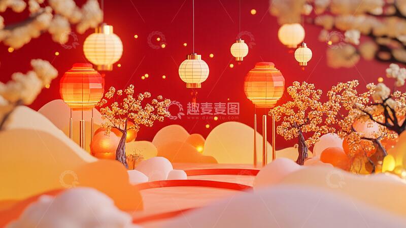 高清大图下载【趣麦麦图】春节设计氛围新春春节