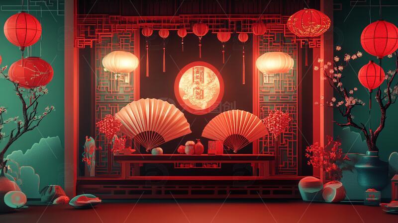 高清大图下载【趣麦麦图】元宵节氛围包装3