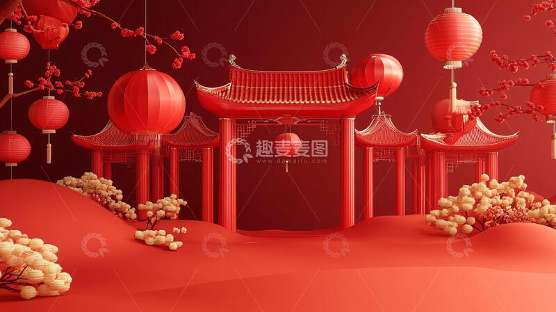 高清大图下载【趣麦麦图】-喜庆氛围渲染8