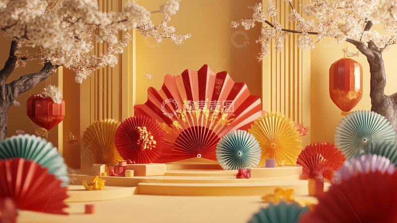 高清大图下载【趣麦麦图】新春美陈新春装置