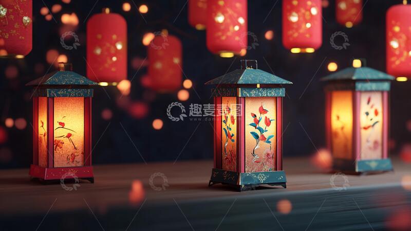 高清大图下载【趣麦麦图】元宵猜灯美陈