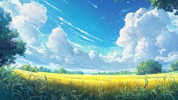 动漫风景插画动漫场景