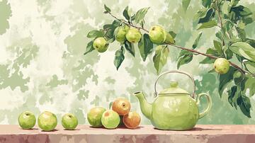 青枣插画插画青枣手绘