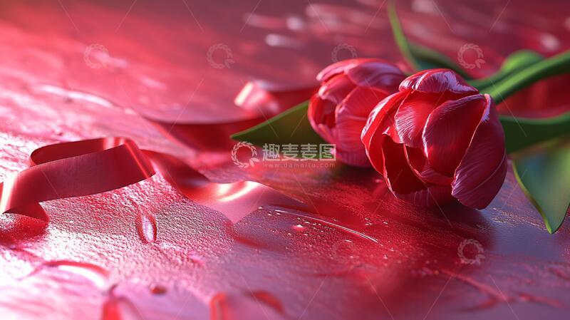 高清大图下载【趣麦麦图】立体唯美花卉18