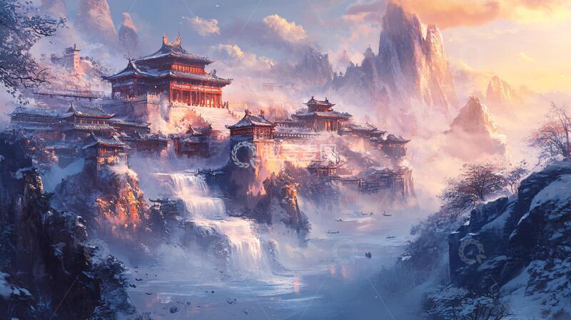 高清大图下载【趣麦麦图】古风仙境天上宫阙5