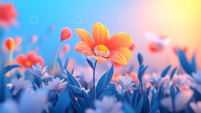 高清大图下载【趣麦麦图】立体唯美花卉14