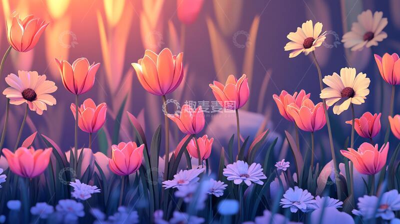 高清大图下载【趣麦麦图】大气花卉场景38