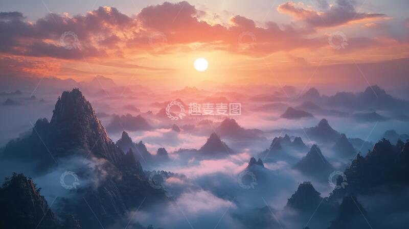 高清大图下载【趣麦麦图】高清旭日东升6