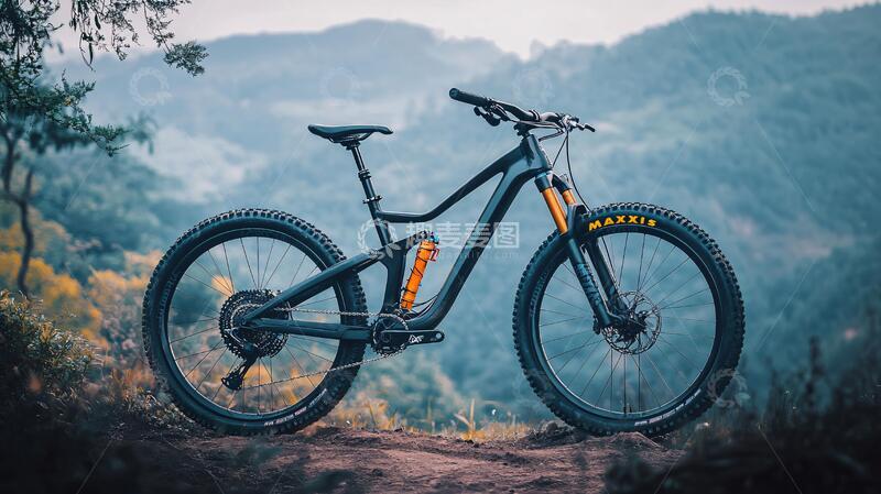 高清大图下载【趣麦麦图】山野自行车造型
