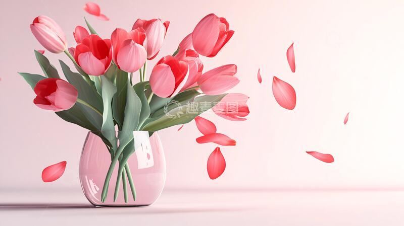 高清大图下载【趣麦麦图】春日花束设计