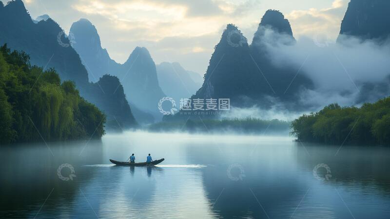高清大图下载【趣麦麦图】唯美漓江风光9