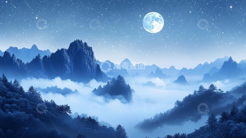 高清大图下载【趣麦麦图】中秋唯美宽屏壁纸6