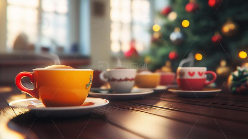 咖啡杯圣诞主题