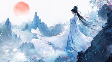 古风人像水墨山水13