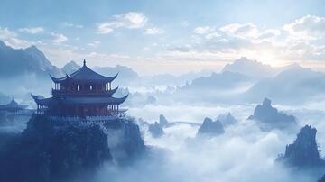 云顶天宫仙境云雾梦境